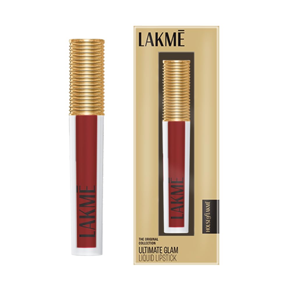 LAKME ULTIMATE GLAM LIQUID LIPSTICK - 4 CRIMSON ROSE 4.2 ml