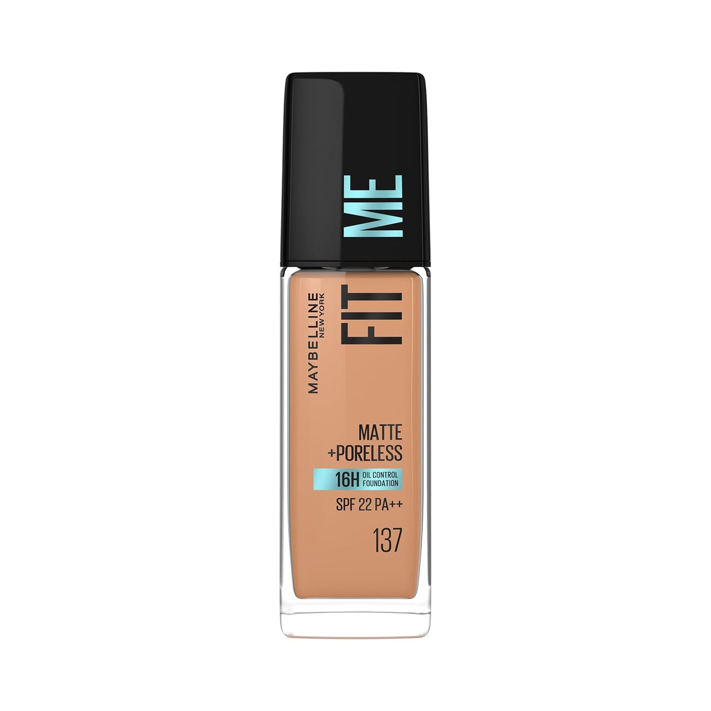 Maybelline New York Fit Me Matte+Poreless Liquid Foundation - 137 Golden Tan 30 MILLI_LITRE