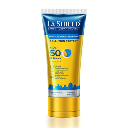 La Shield Pollution Protect Mineral Sunscreen Gel Spf 50 50 g