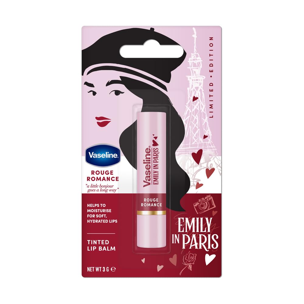 Vaseline Emily in Paris Rouge Romance Tinted Lip Balm - 3g