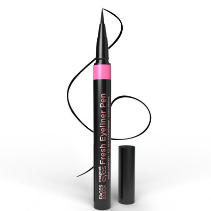 Faces Canada Magnet eyes Fresh Eyeliner Pen, 1Ml , All - Day Waterproof & Smudge proof 1 ml