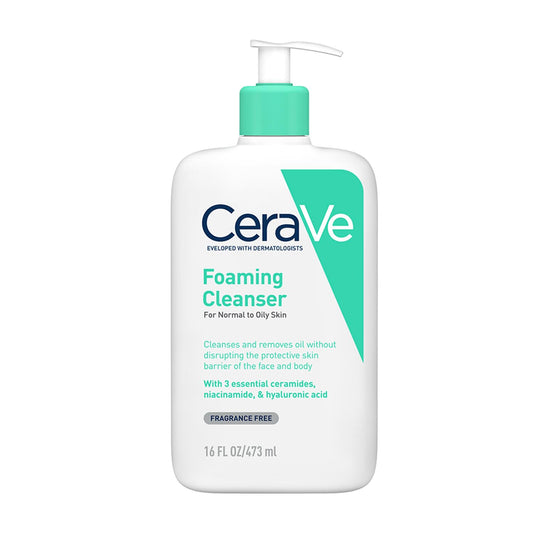Cerave Fragrance Free Foaming Cleanser For Normal To Oily Skin 473 ml