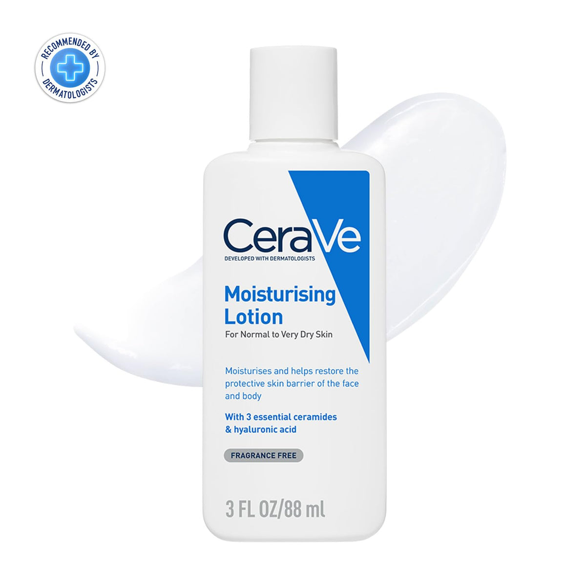 Cerave Fragrance Free Moisturising Lotion For Dry To Very Dry Skin 88 ml