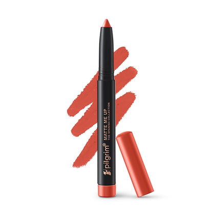 PILGRIM The Spanish Collection MATTE ME UP Lip Crayon (Primer+Matte Finish) - 03 Nude Coral 1.4g