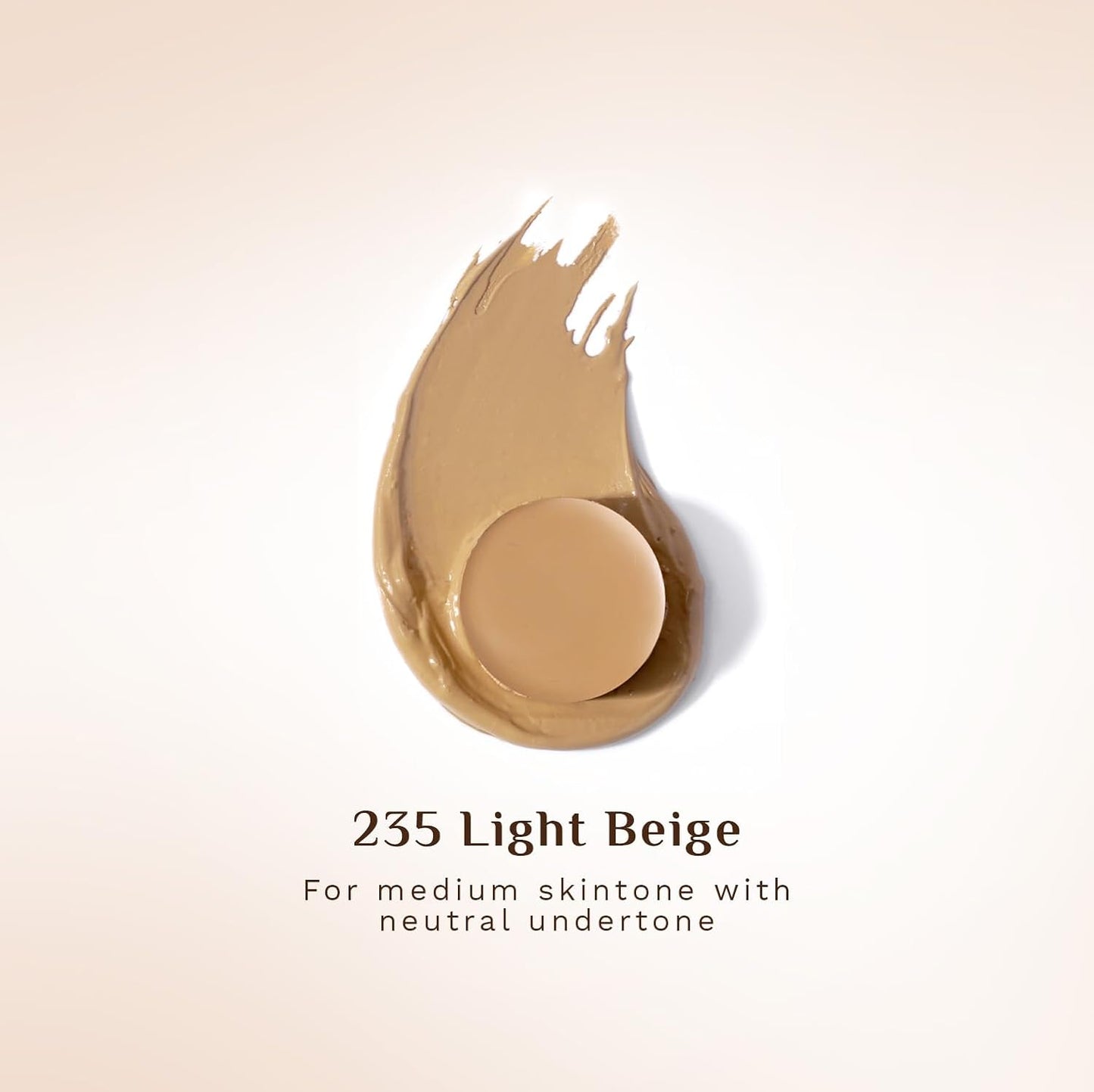 PILGRIM Dream Matte Foundation Stick (Lightweight+Full Coverage) - 235 Light Beige 10g