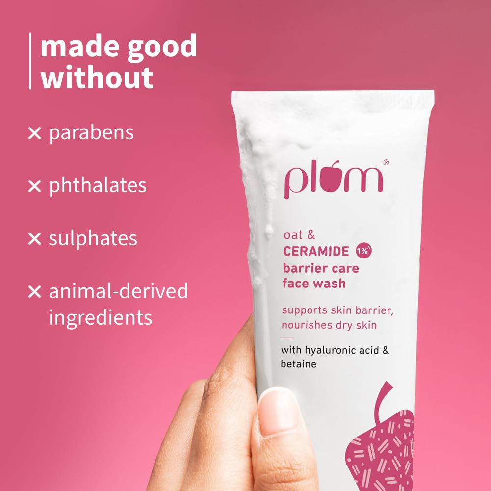 Plum oat & CERAMIDE barrier care face wash 100 MILLI_LITRE