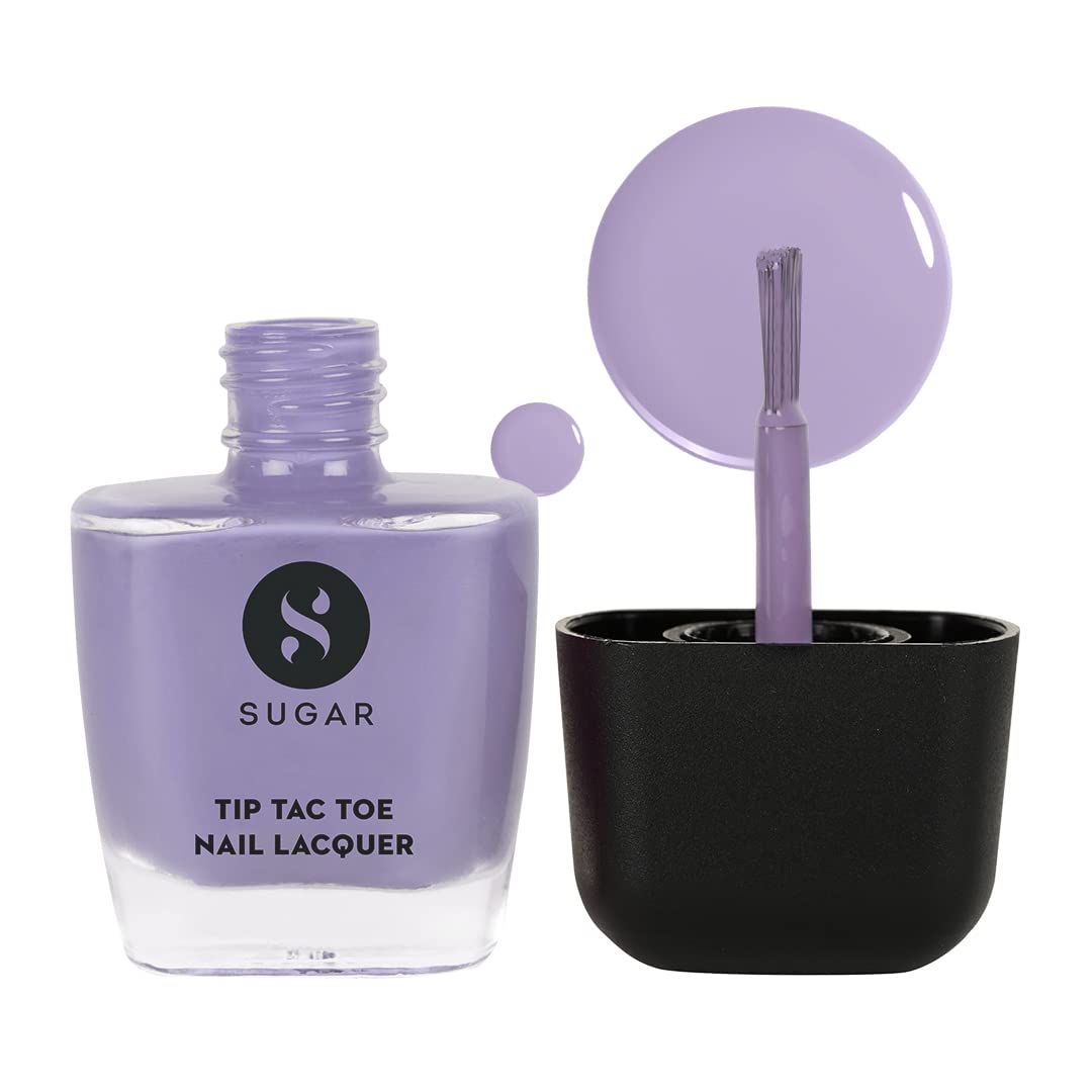 Sugar Cosmetics Tip Tac Toe Nail Lacquer Classic - 11 Lilac Lustre 10 MILLI_LITRE