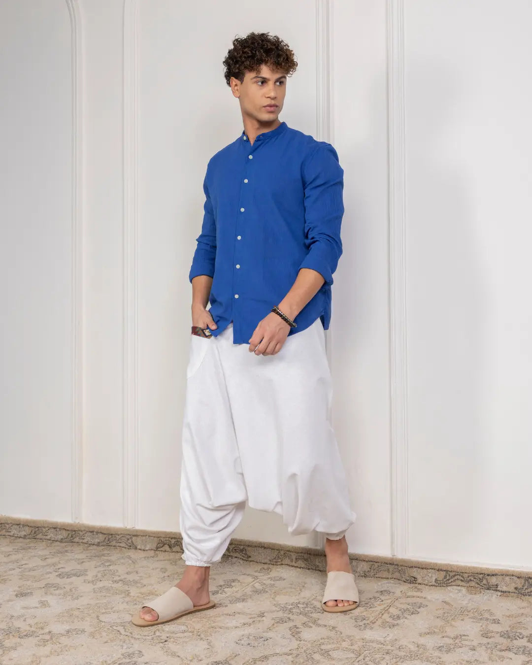 Aladdin Low Crotch Harem Pants House of Pure Eco