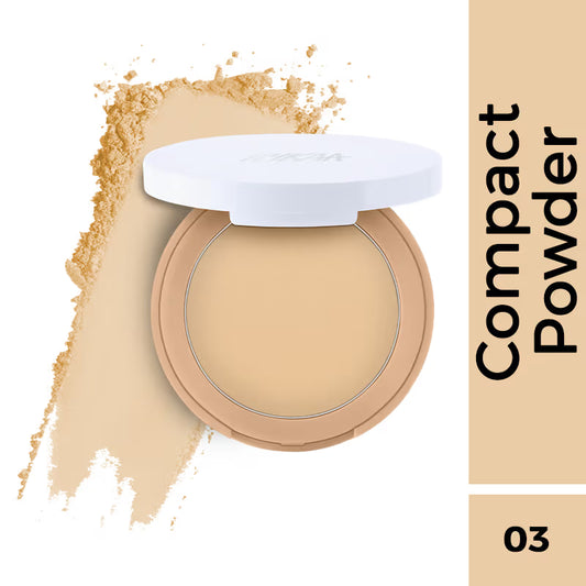 Nykaa All Day Matte Compact Powder - Beige 03 8 GRAM