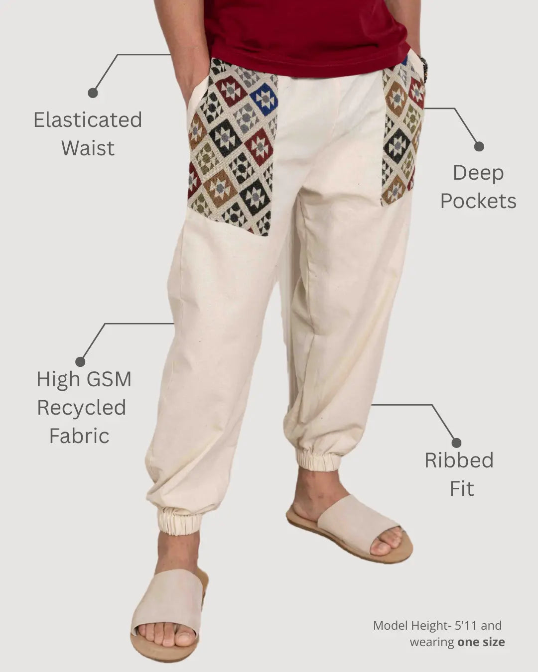 Bohemian Jogger Pants House of Pure Eco