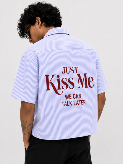 Talk Later Boxy Fit Shirt