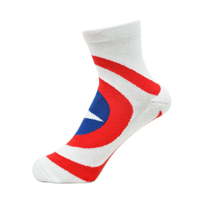 Men’s Marvel Avengers Themed Ankle Socks SocksXpress