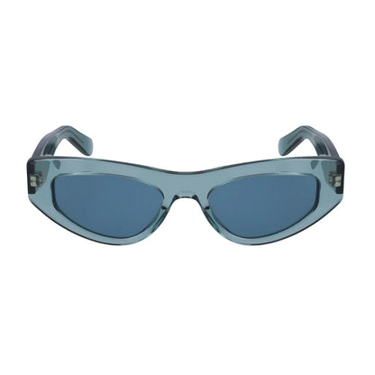 Salvatore Ferragamo Blue Cat Eye Ladies Sunglasses