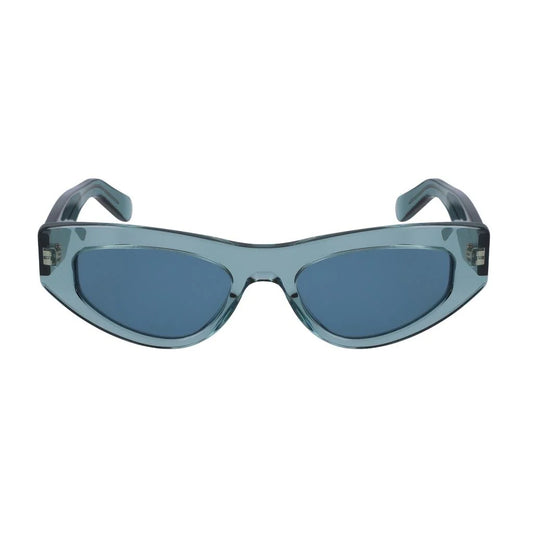 Salvatore Ferragamo Blue Cat Eye Ladies Sunglasses