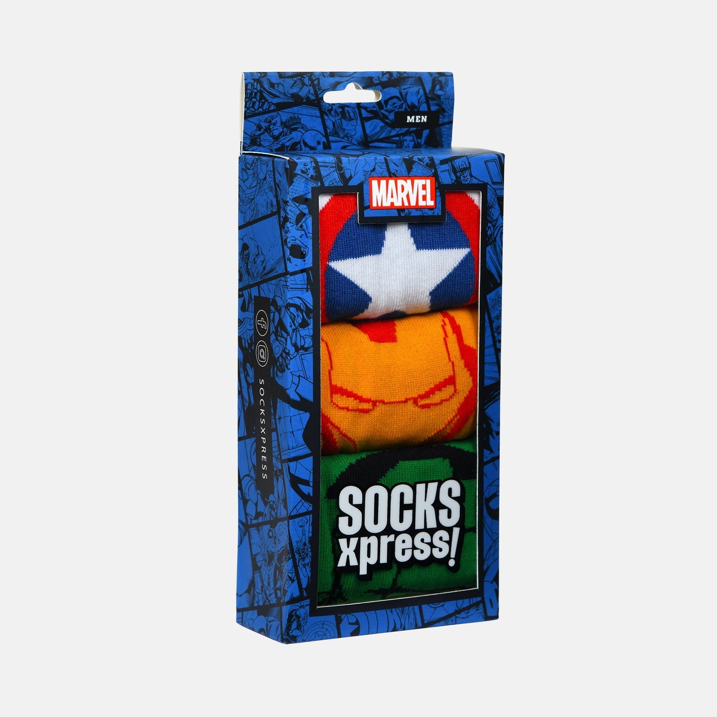 Men’s Marvel Avengers Themed Ankle Socks SocksXpress