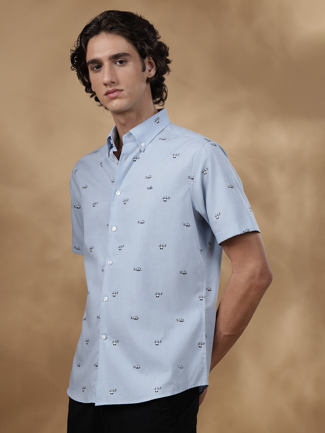 Regular Fit Cotton White Casual Shirt for Men (CUSAN)