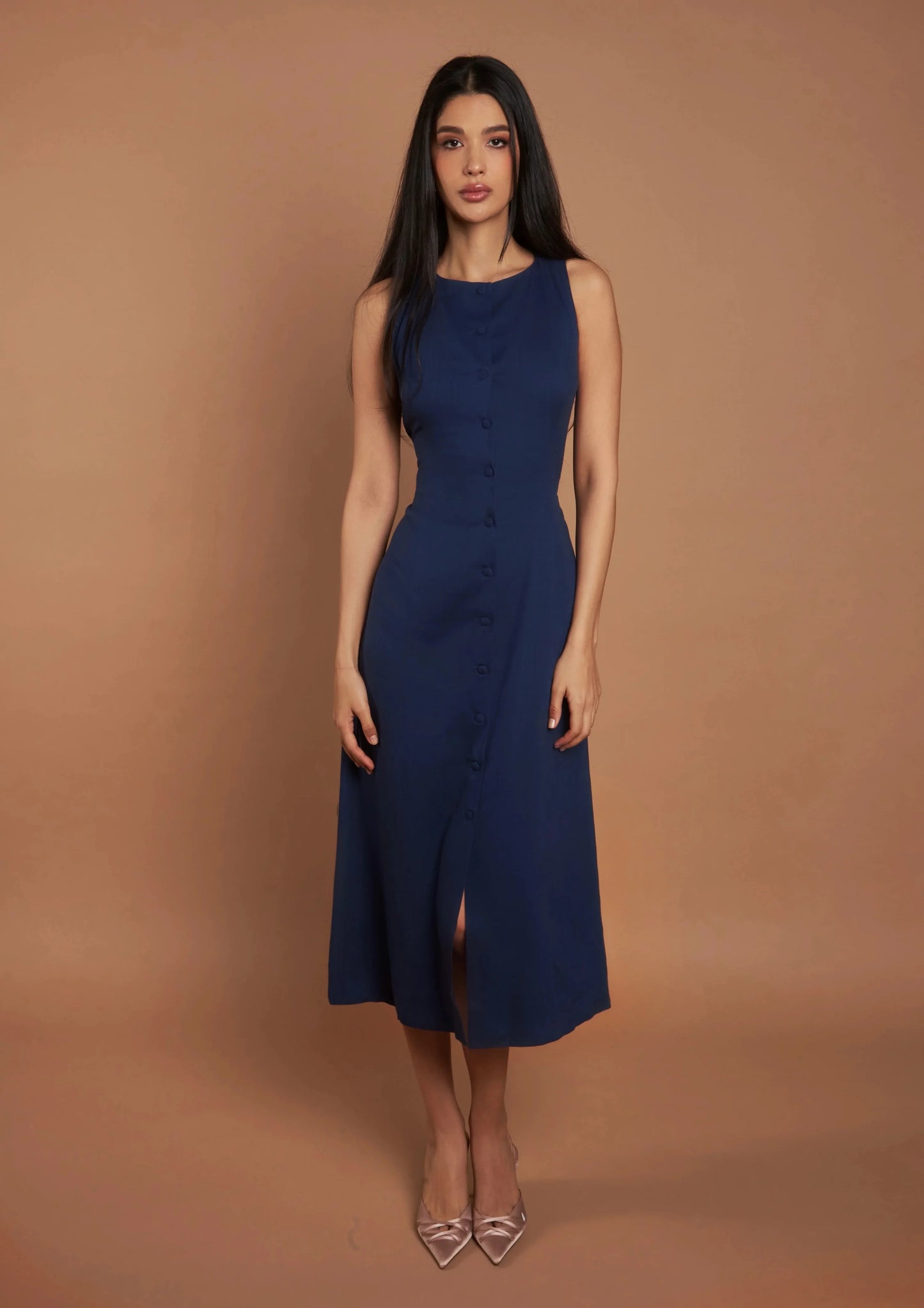 A-line Linen Dress