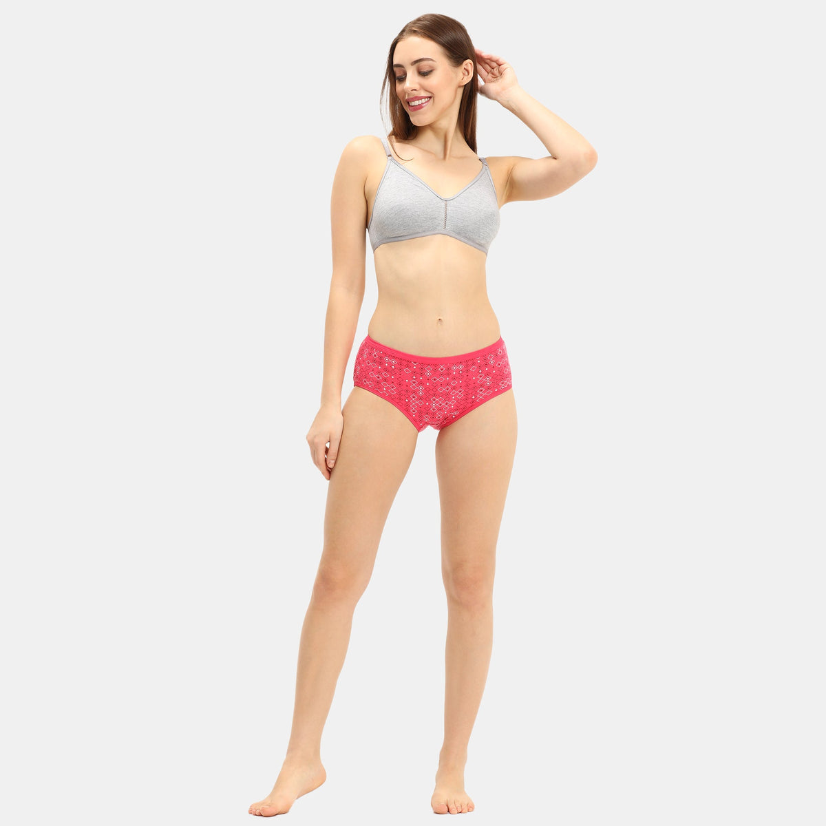 Kinky Medium Rise 3/4th Coverage Hipster (Pack of 3) - Assorted