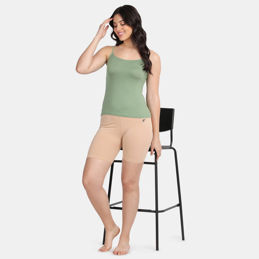 Nude Seamless-Look Under-Skirt Shorts for Women - Envie Value Hugged Fit Cycling Shorts