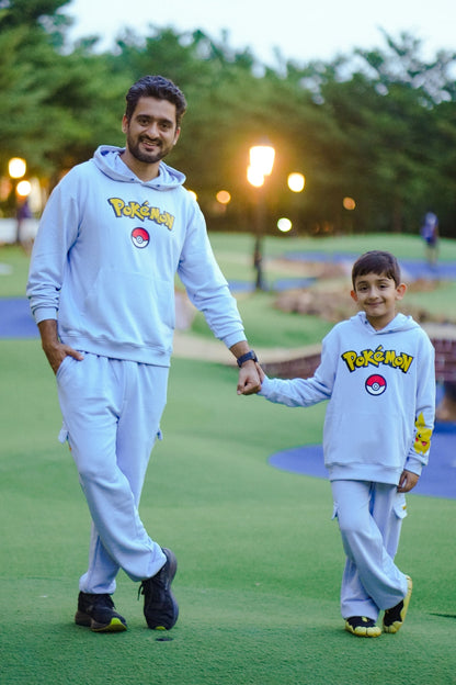 Pokémon Blue Co-Ord Set For Family Nap Chief