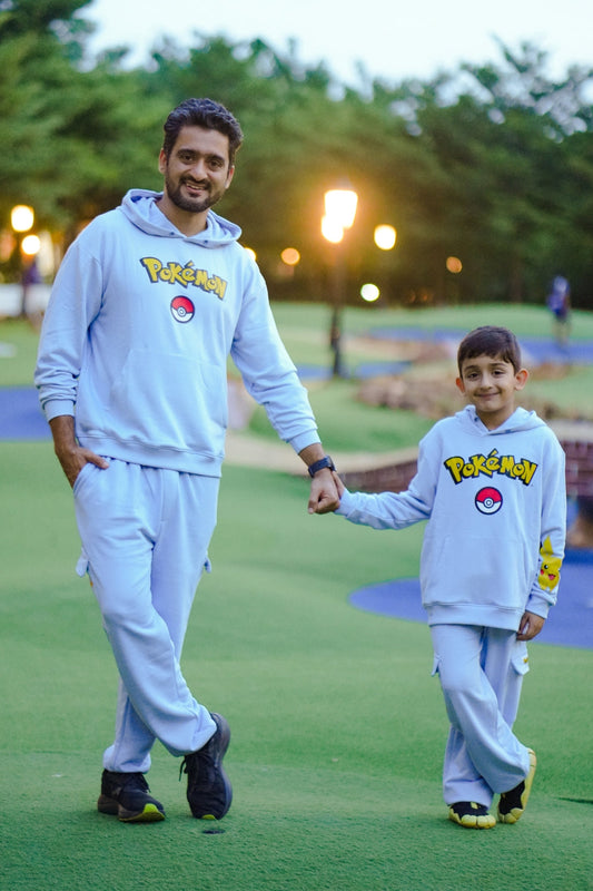 Pokémon Blue Co-Ord Set For Family Nap Chief