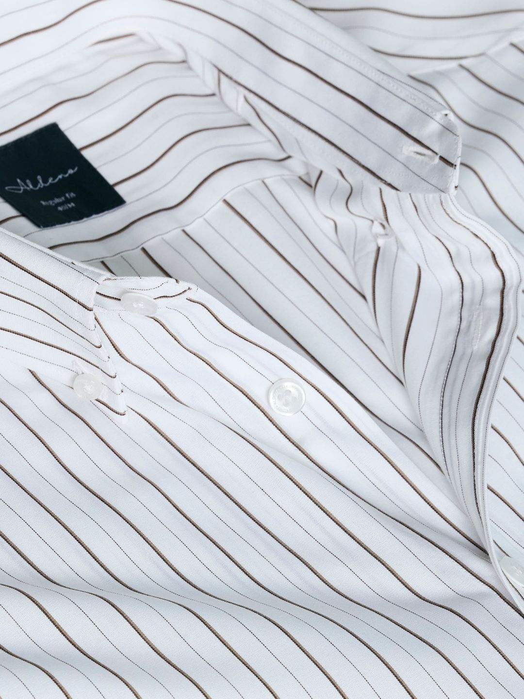 Regular Fit Cotton White Formal Shirt for Men (FIXON)