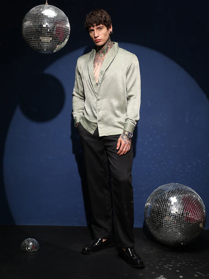 Shawl Collar Shirt