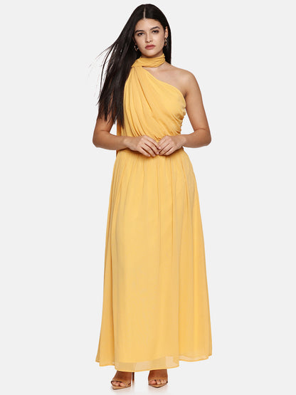 Buy one shoulder maxi dress