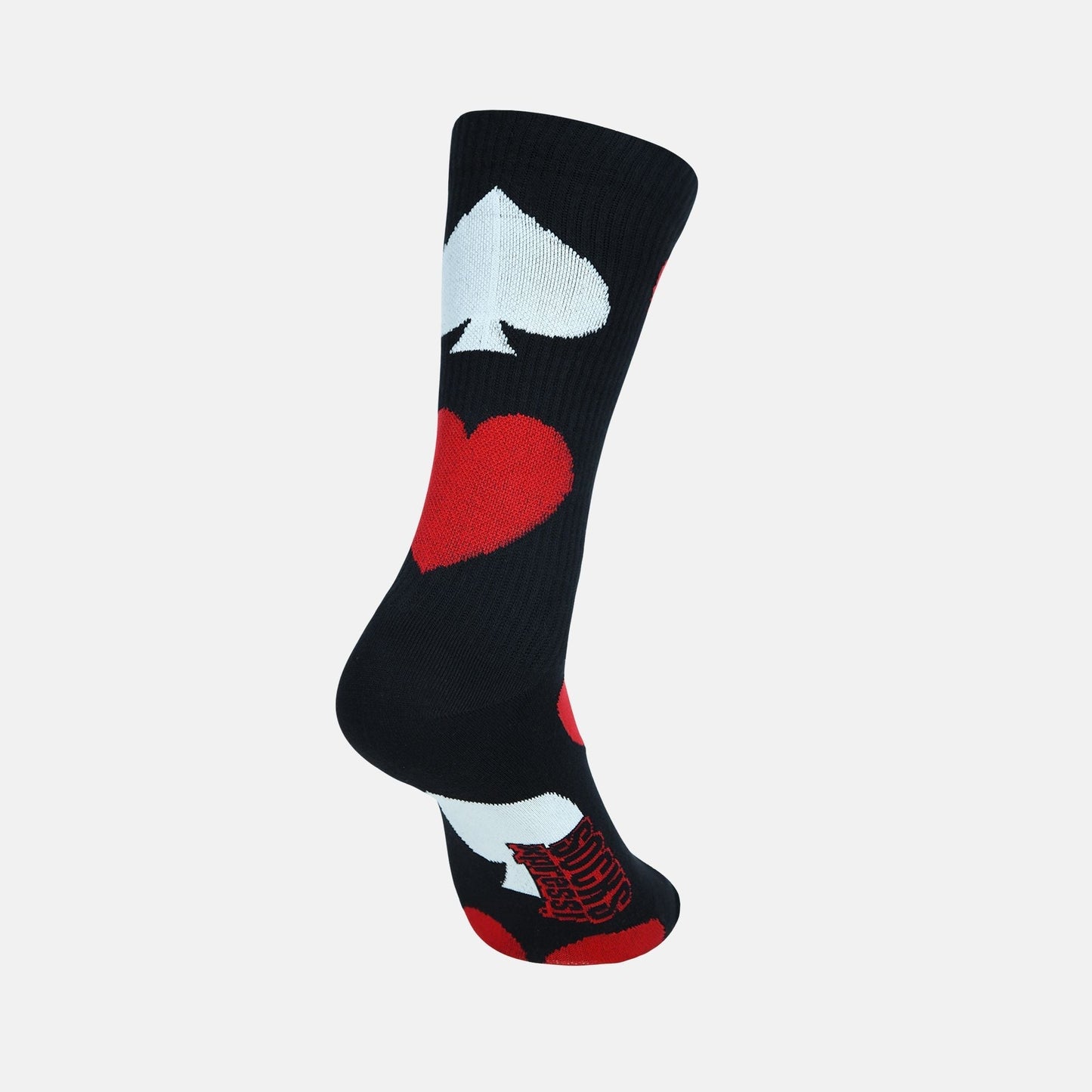 Men’s Bicycle Poker Themed Crew Socks SocksXpress