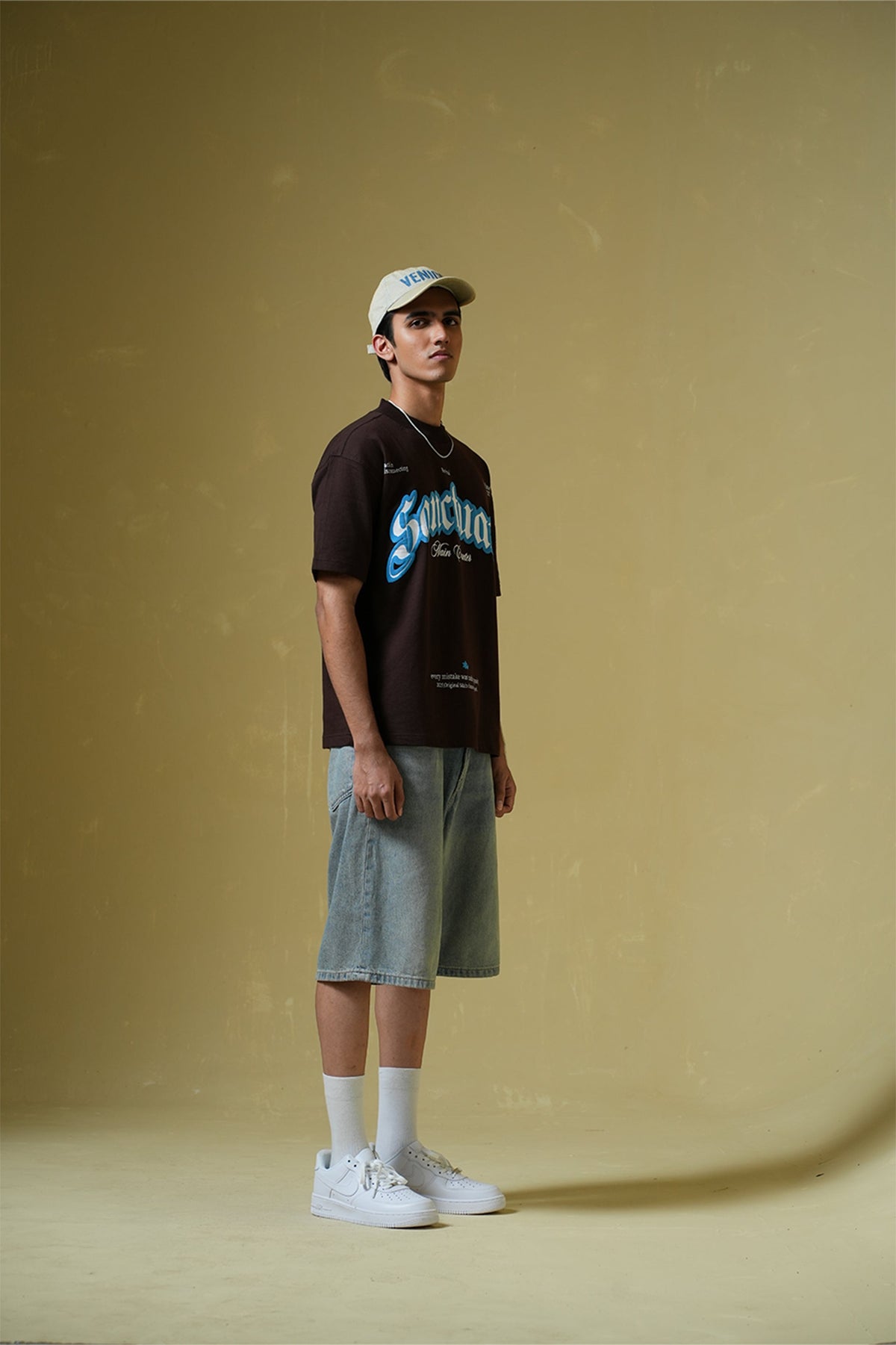 Sanctuary Printed Brown Oversized T-Shirt Main Character