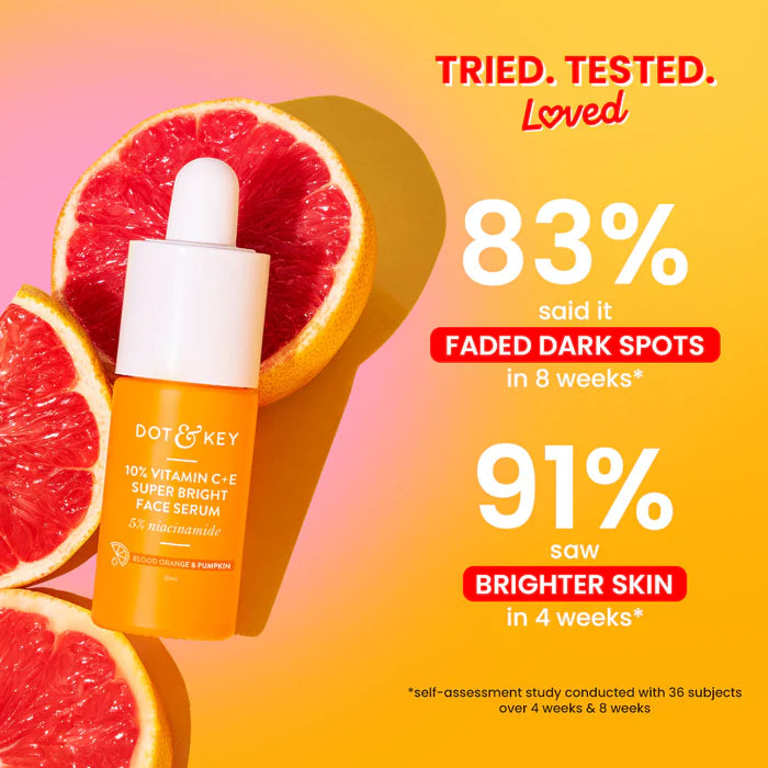 10% Vitamin C +E Super Bright Face serum 10ml