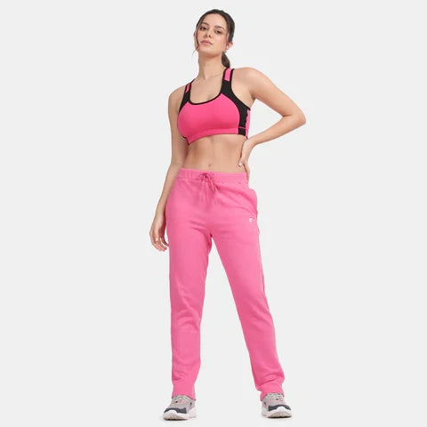 Envie cotton padded sports bra with removable pads and non-wired comfort