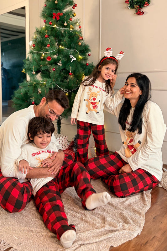Jingle All The Way Flannel Pajama Set For Family Nap Chief