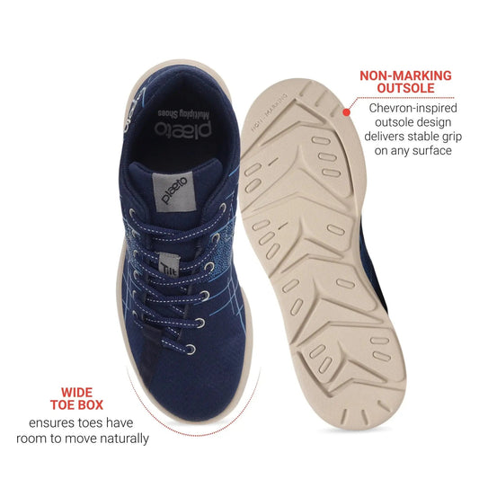 Men's Maidaan Navy Training Shoes Plaeto