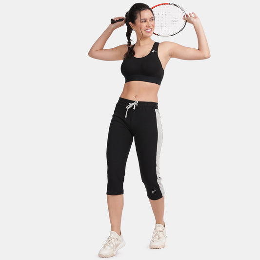 Envie Regular Fit 3/4th Length Contrast Capri