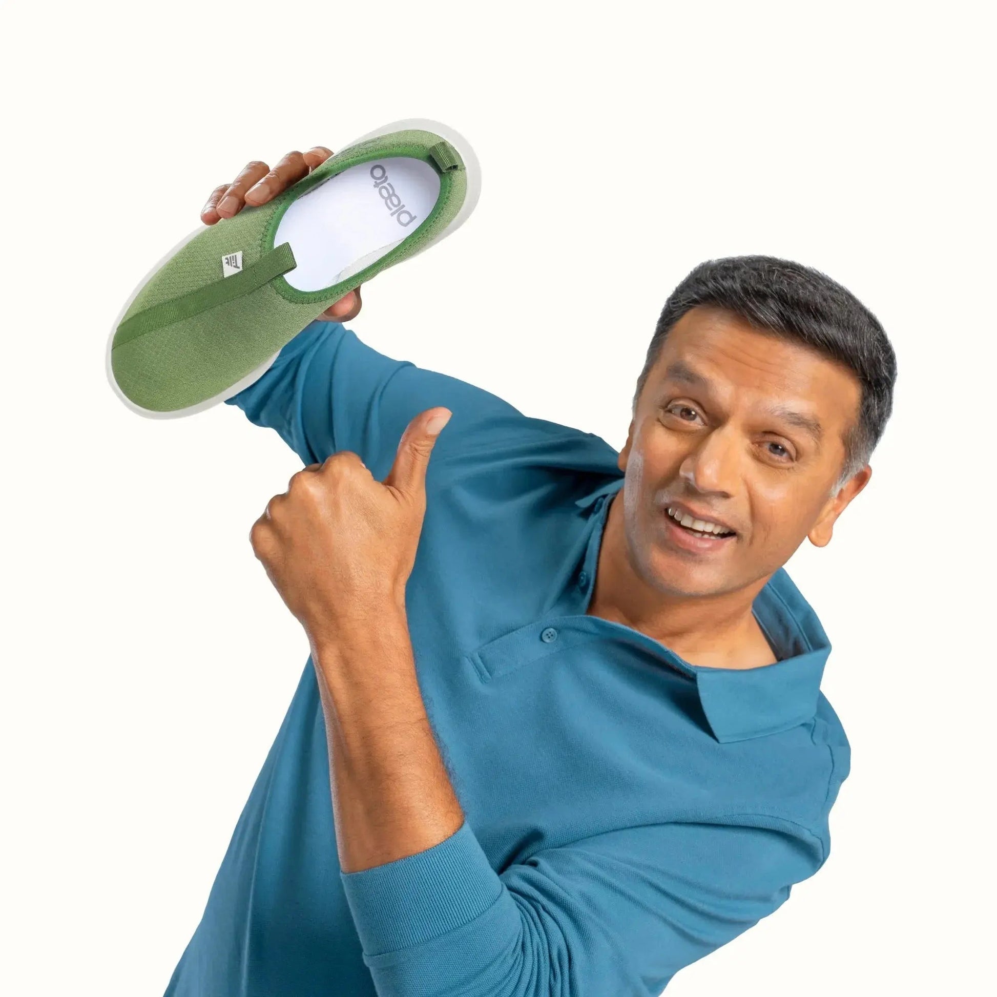 Men’s EZPlay Slip-On Olive Green Shoes Plaeto