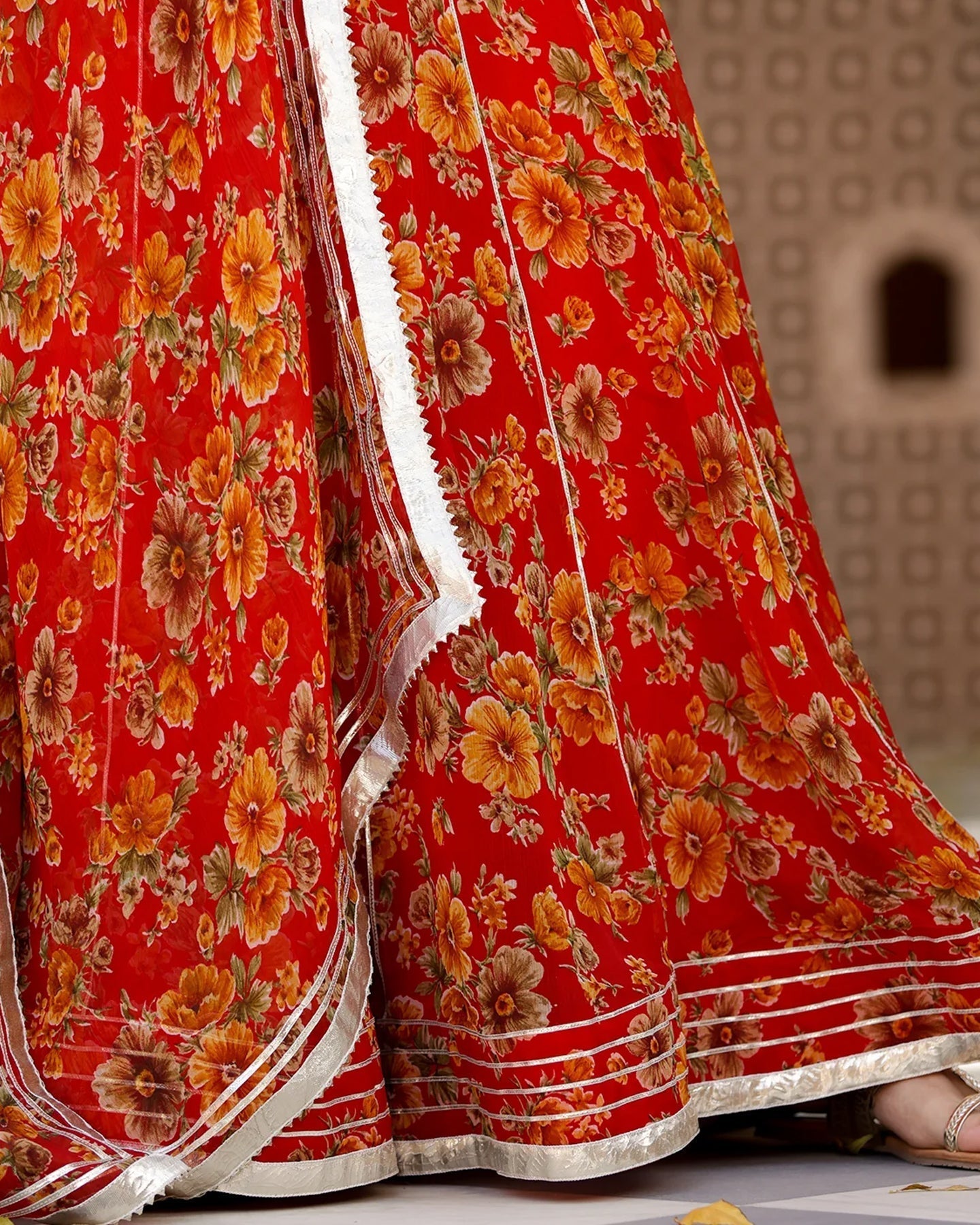 YUKTI FLORAL LEHENGHA SET
