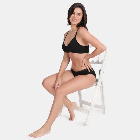 Envie Non-Padded Non-Wired 3/4th Coverage T-Shirt Bra