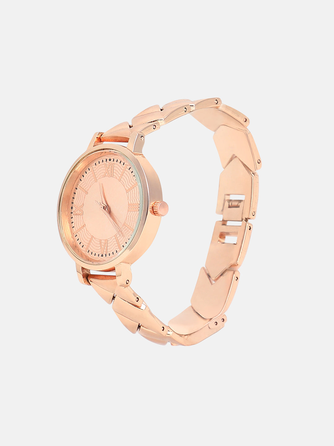 The Droplet Round Watch - California Gold