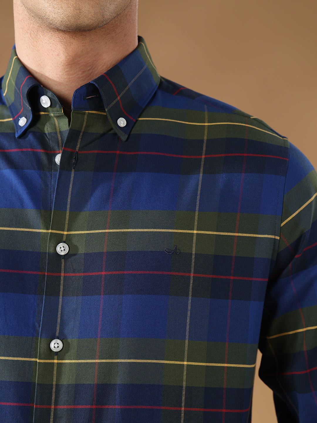 Blue Regular Fit Casual Cotton Shirt for men (CINTA)