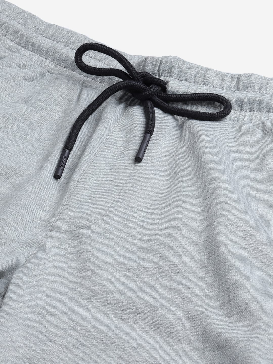 Alcis Men Grey & Black Colourblocked Training Track Pants