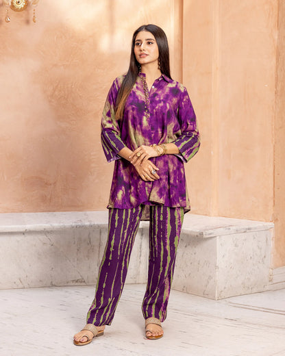 Purple Tie Dye co-ord set