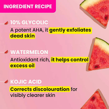 Watermelon +10% Glycolic Gentle Exfoliating Face Serum