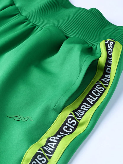 Alcis Women Green Solid Track Pants