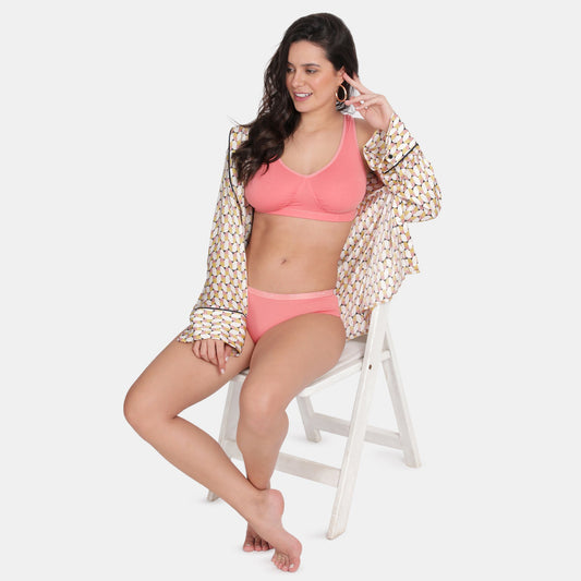Envie Non-Padded Non-Wired Full Coverage Sleeping Bra