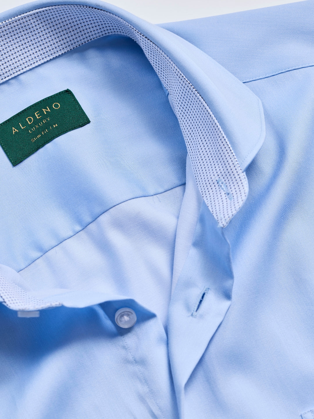 Slim Fit Cotton Blue Formal Shirt for Men (FORMA)
