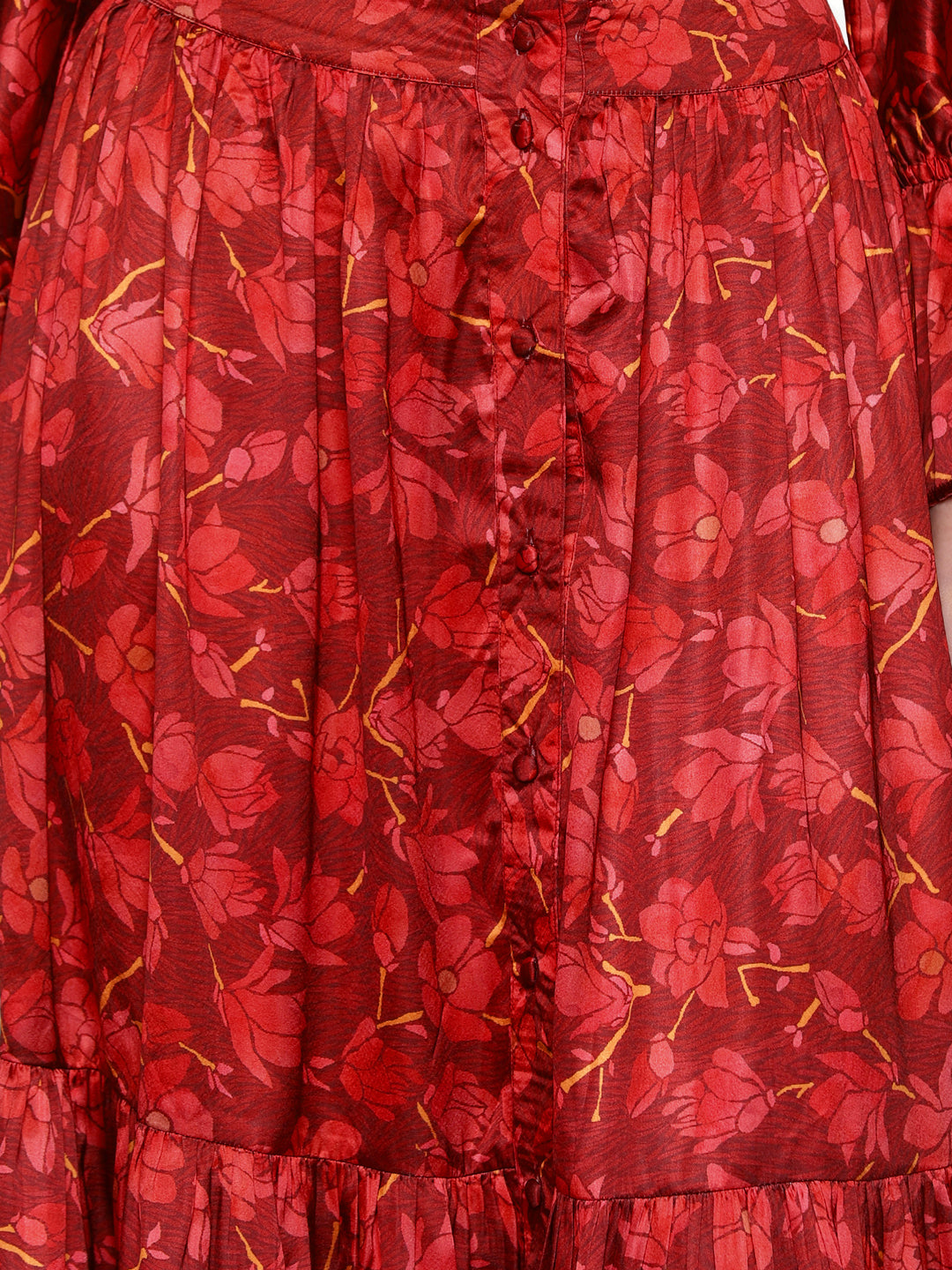 Buy Maroon Down Skirt For Women