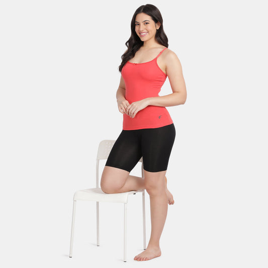 Envie Regular Fit Round Neck Short Length Basic Camisole