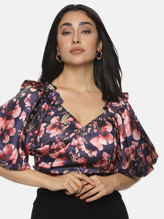 Buy V-Neck Crop Top For Women 