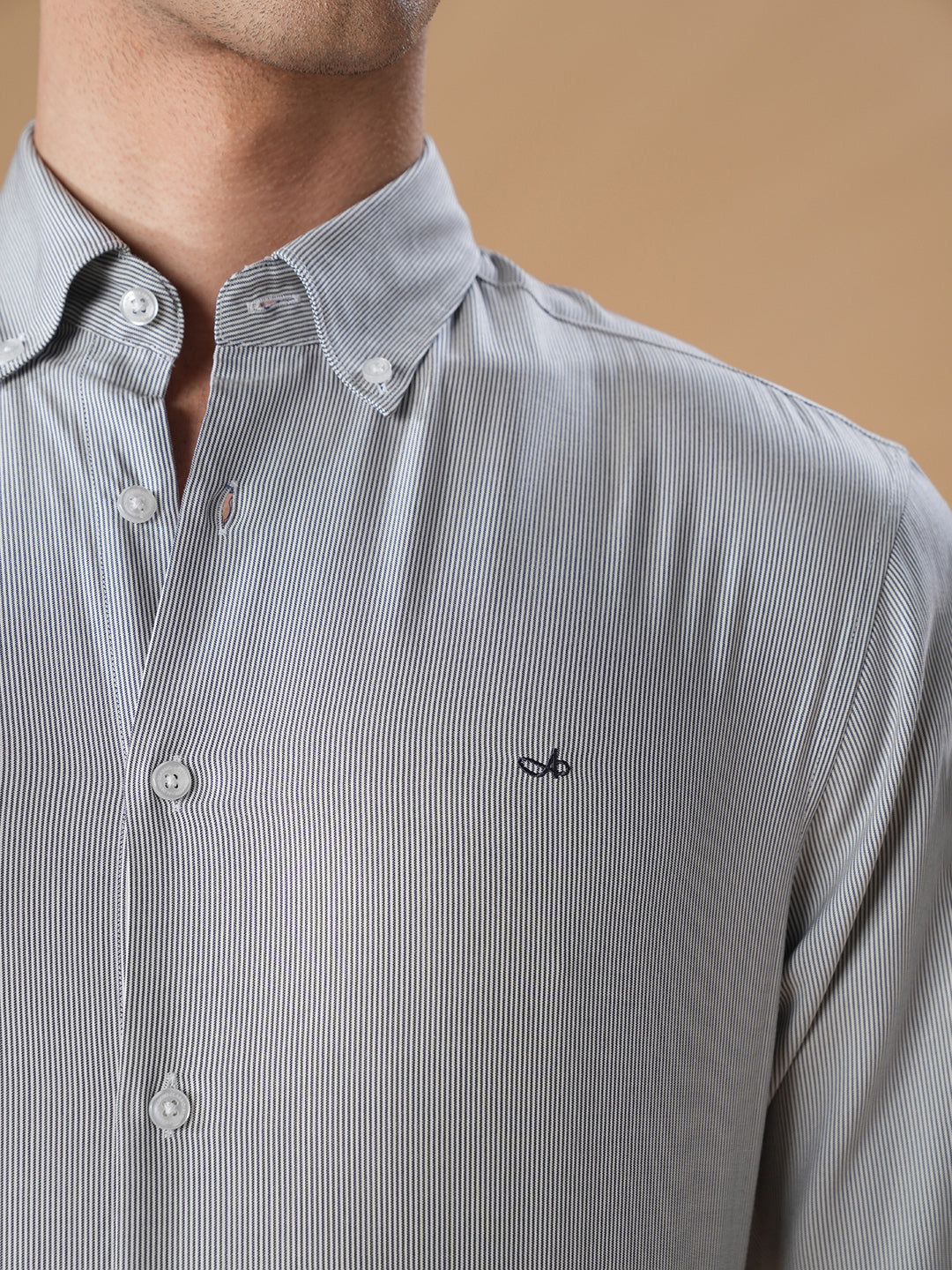 Grey Regular Fit Formal Other Shirt for men (CELIE)